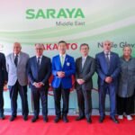 Saraya Japan executives and Egyptian officials attend the opening of a $12 million factory in the Suez Canal Economic Zone.