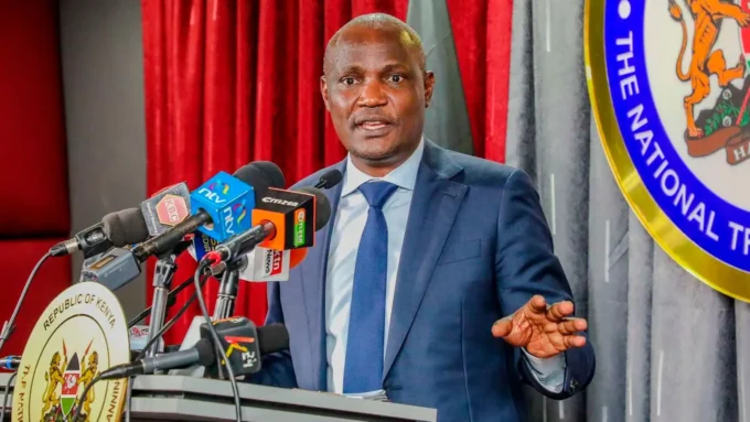 Treasury CS John Mbadi Says Kenya's Debt Burden Is Suffocating the Economy