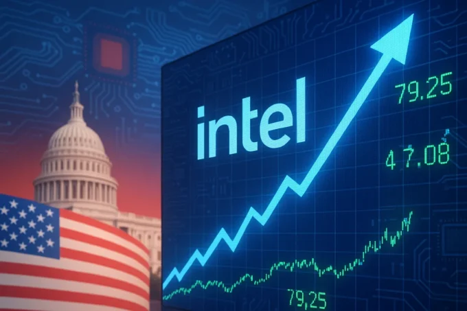 Intel shares surged over 7% after reports of U.S. talks to take a stake in the chipmaker