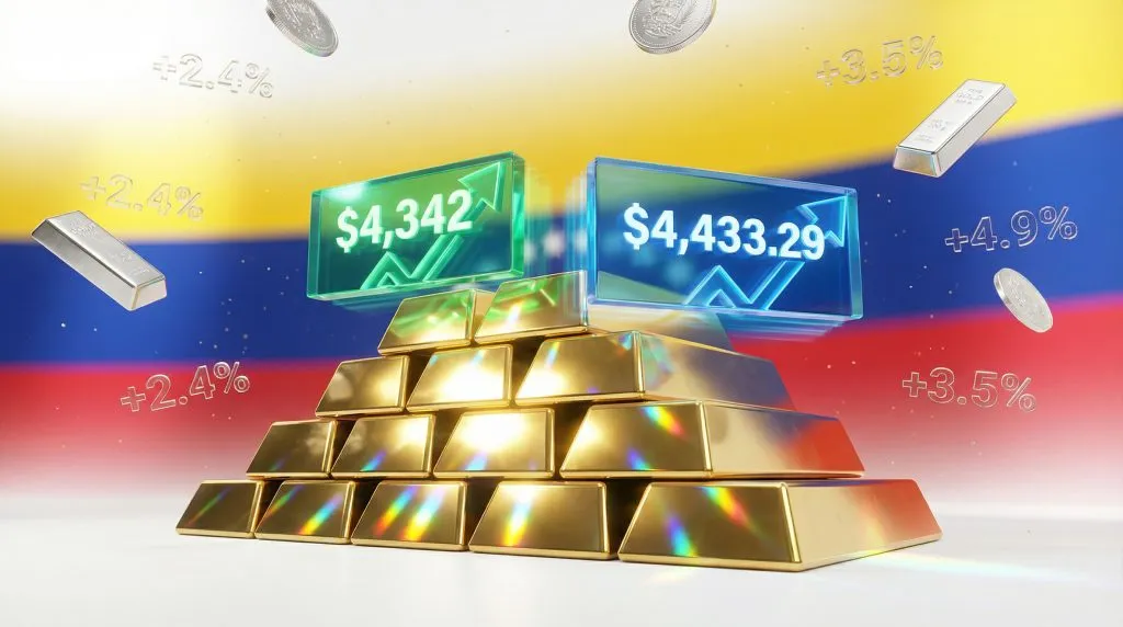Precious Metals Surge to Multi-Week Highs as US-Venezuela Tensions Ignite Safe-Haven Demand