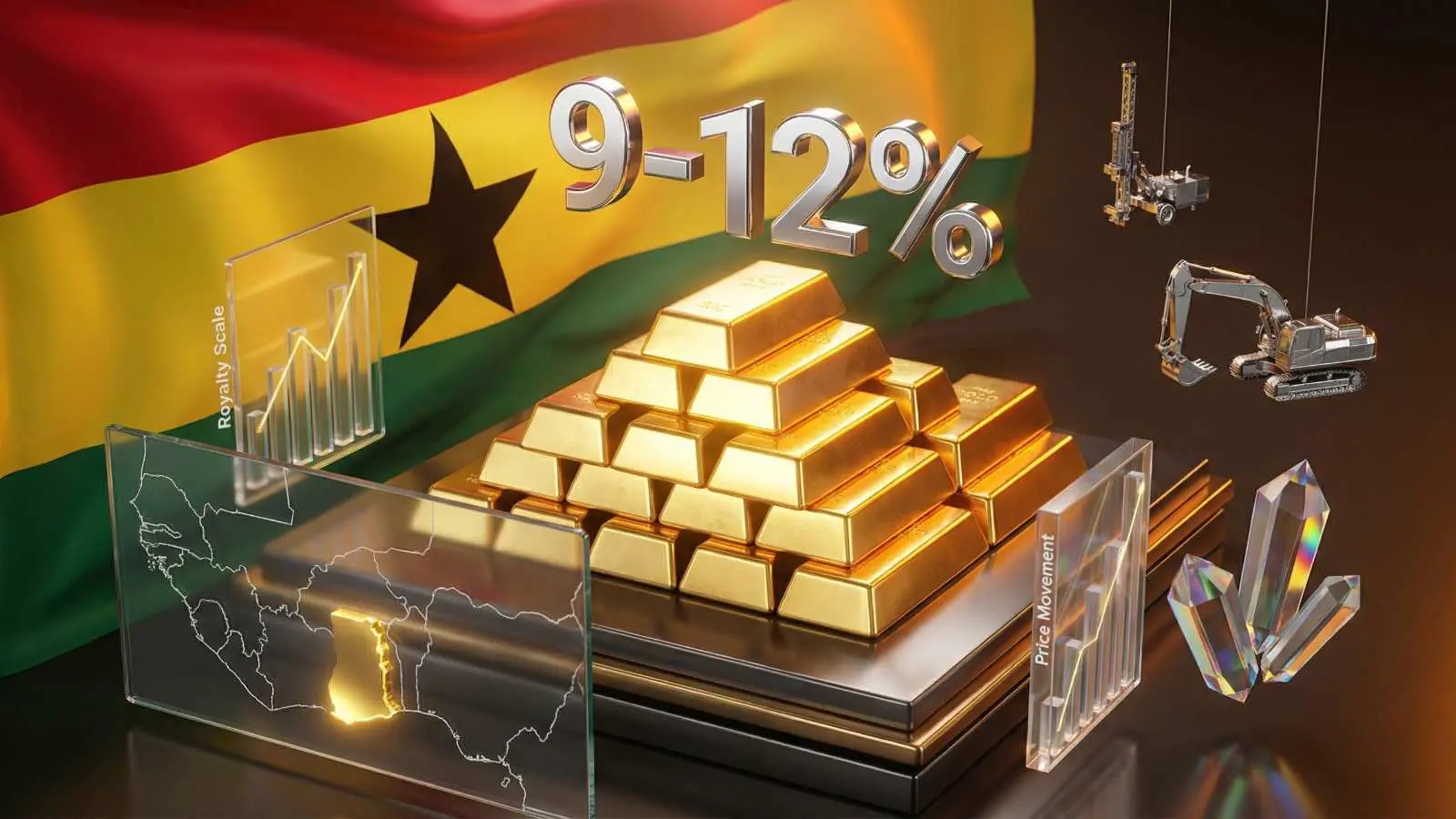 Ghana Defies Global Pressure to Launch Sliding-Scale Gold Royalty as Bullion Trades Above $5,000